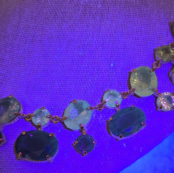 New Carolee Ombre Candy Gold Tone Necklace Multi Colored Pastel Crystal $125 - Picture 14 of 16